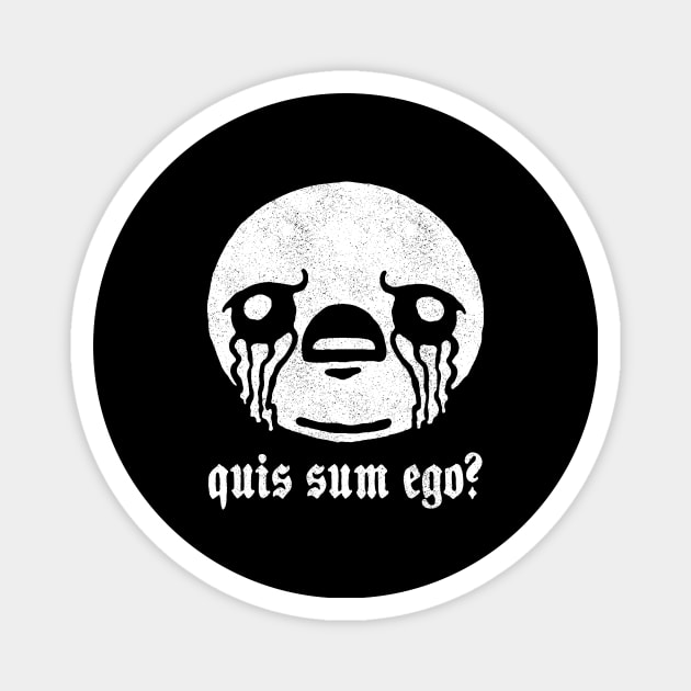 Quis Sum Ego - Double Print Magnet by demonigote